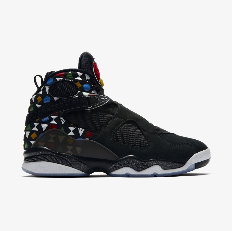 Black jordan 8 sales